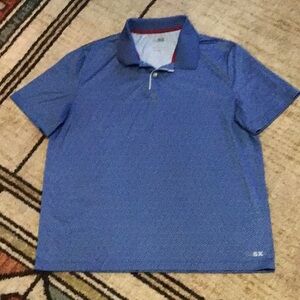 MSX Men's Blue Polo Shirt